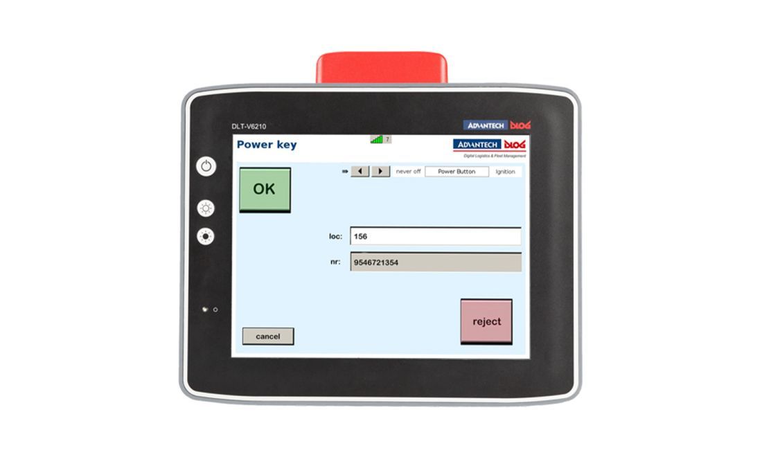 Advantech-DLoG DLT-V6210 Frontansicht Advantech-DLoG DLT-V6210 Frontansicht