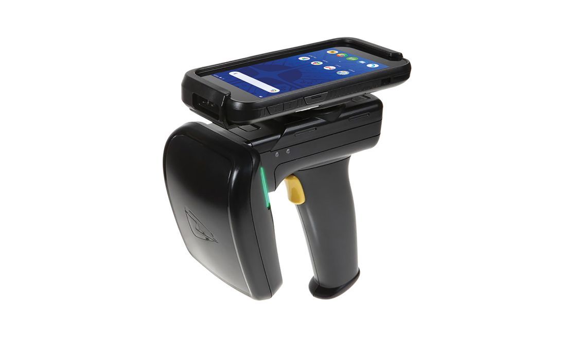 Datalogic 2128P RFID-Griff Seiten- Frontansicht