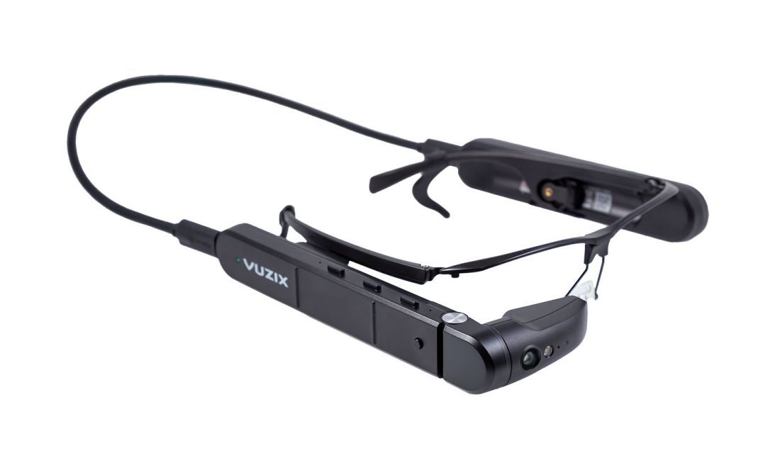 Vuzix M400 Seiten- Draufansicht