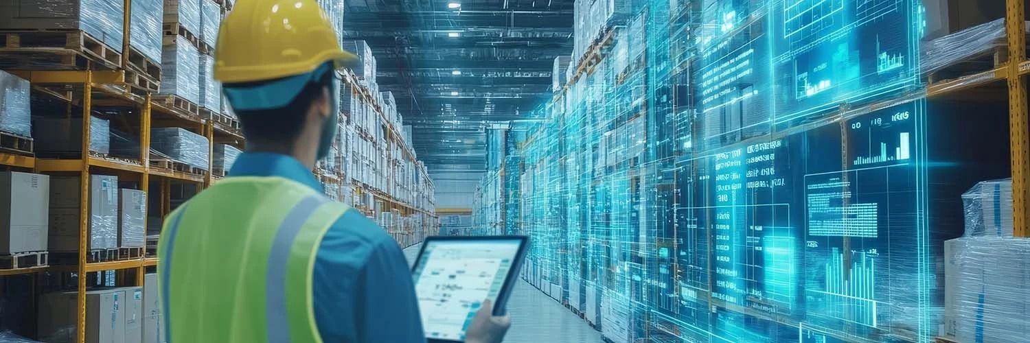 Modern warehouse with Wi-Fi 6E Modern warehouse with Wi-Fi 6E