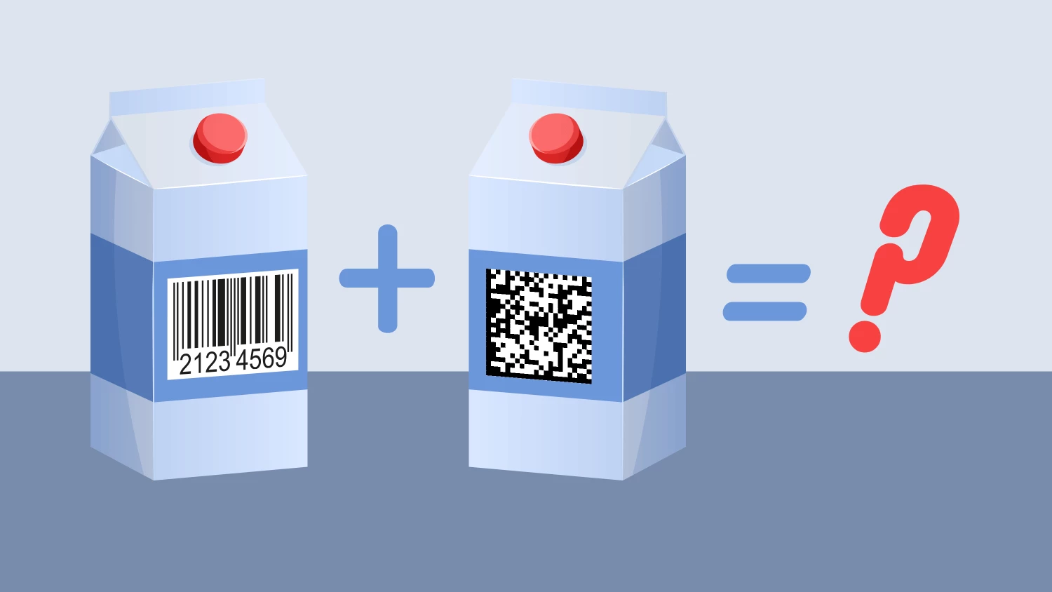 EAN-13 Code und GS1 DataMatrix Code EAN-13 Code und GS1 DataMatrix Code