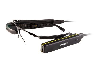 Vuzix M400 Seiten- Draufansicht
