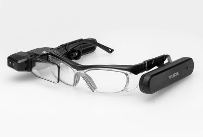 Vuzix M4000 Seiten- Topansicht