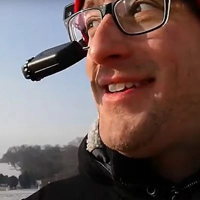 Head Mounted Tablet „HMT-1“ bei -11°C und Wind im Einsatz