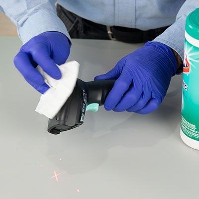Cleaning barcode scanners correctly