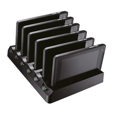 6-fold device charging station
