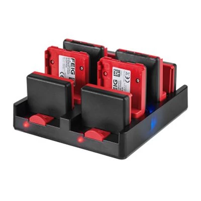 4-fold charging station