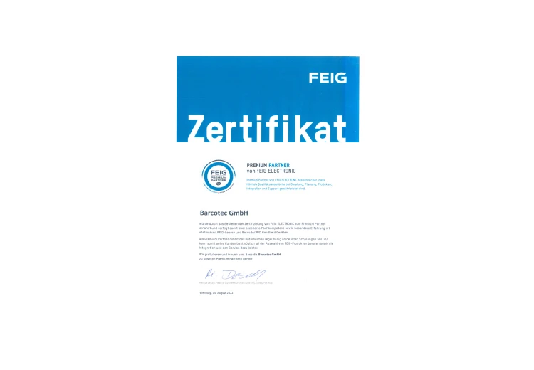 Feig - Premium Partner