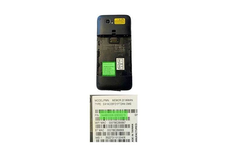 Serial number Datalogic Memor 20