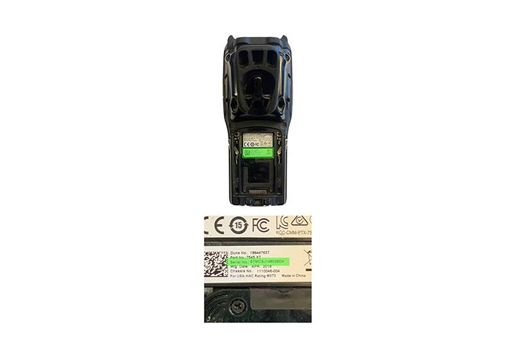 Serial number Zebra XT 15