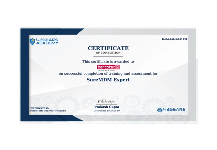 42Gears - Technische Produktschulung